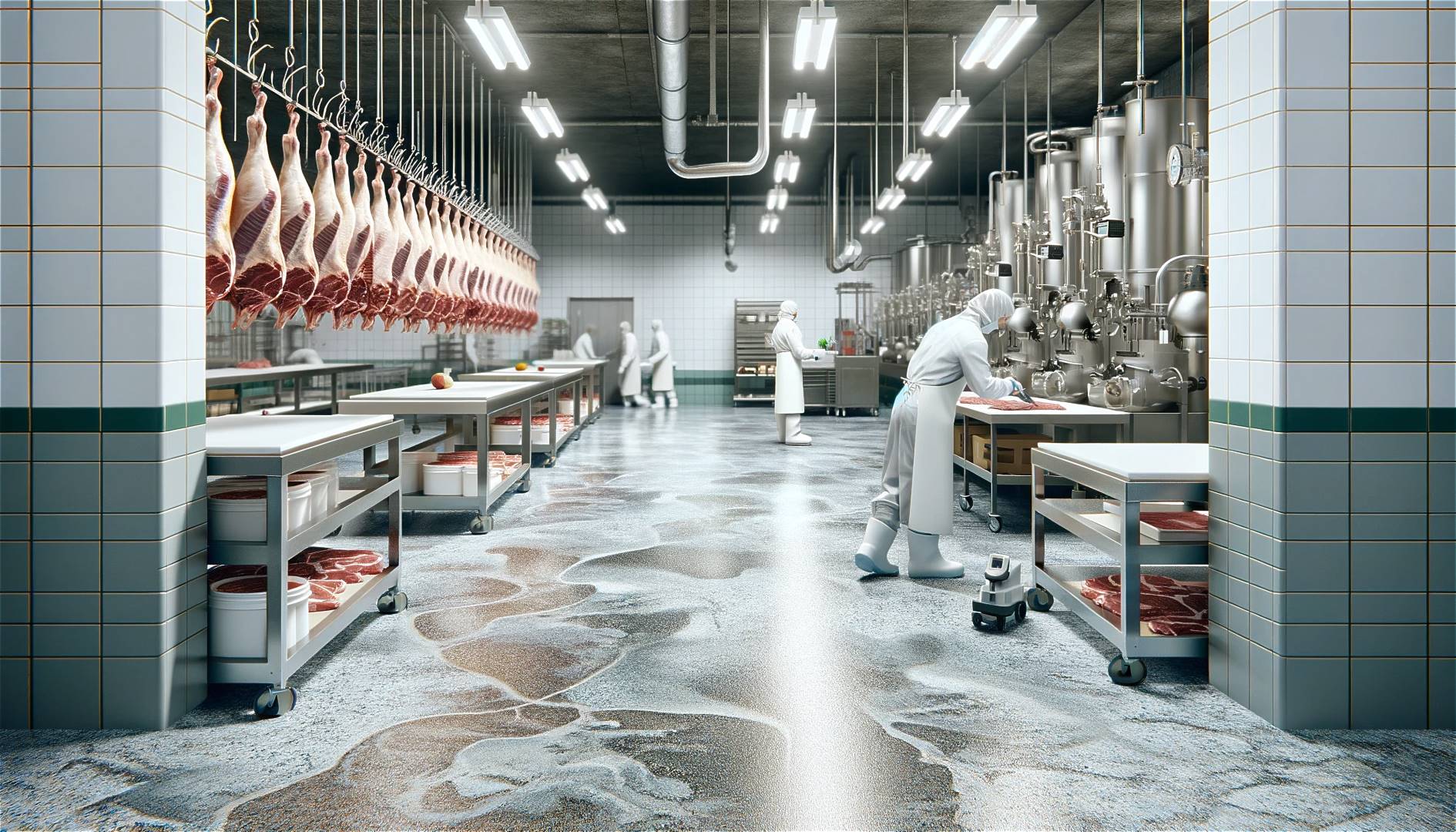 Epoxidharzboden fuer Metzgereien und die Lebensmittelverarbeitung 2