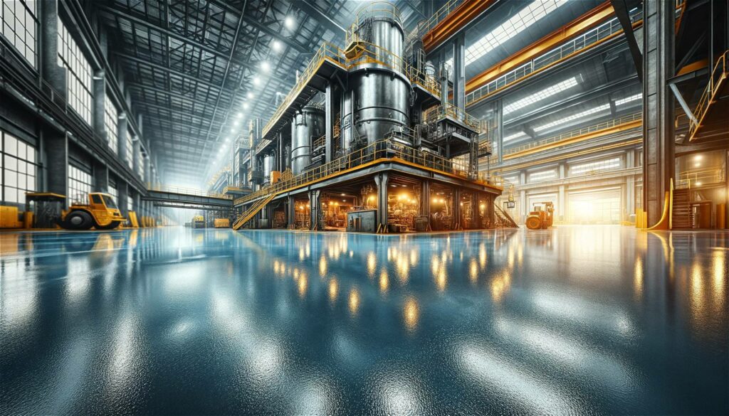 Epoxidharzboden fuer Schwerindustrie und Giessereien 2