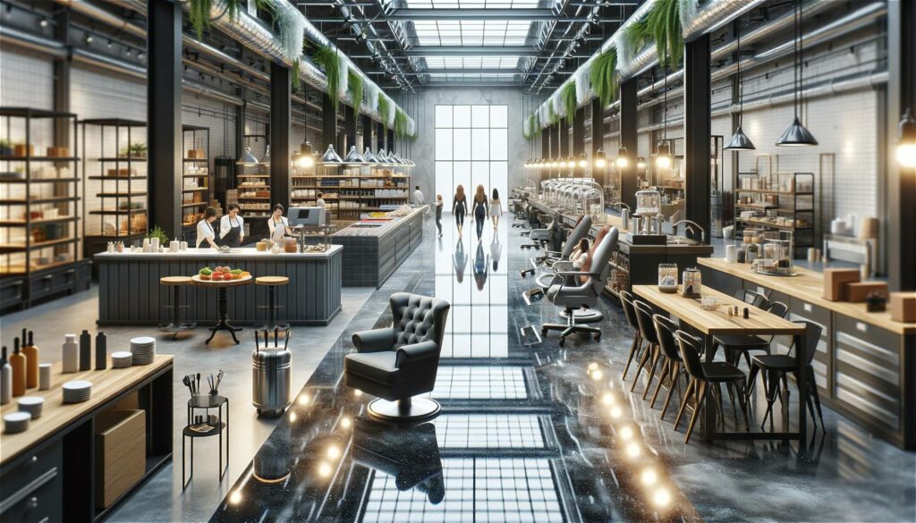 Epoxidharzboden fuer den gewerblichen Bereich 1