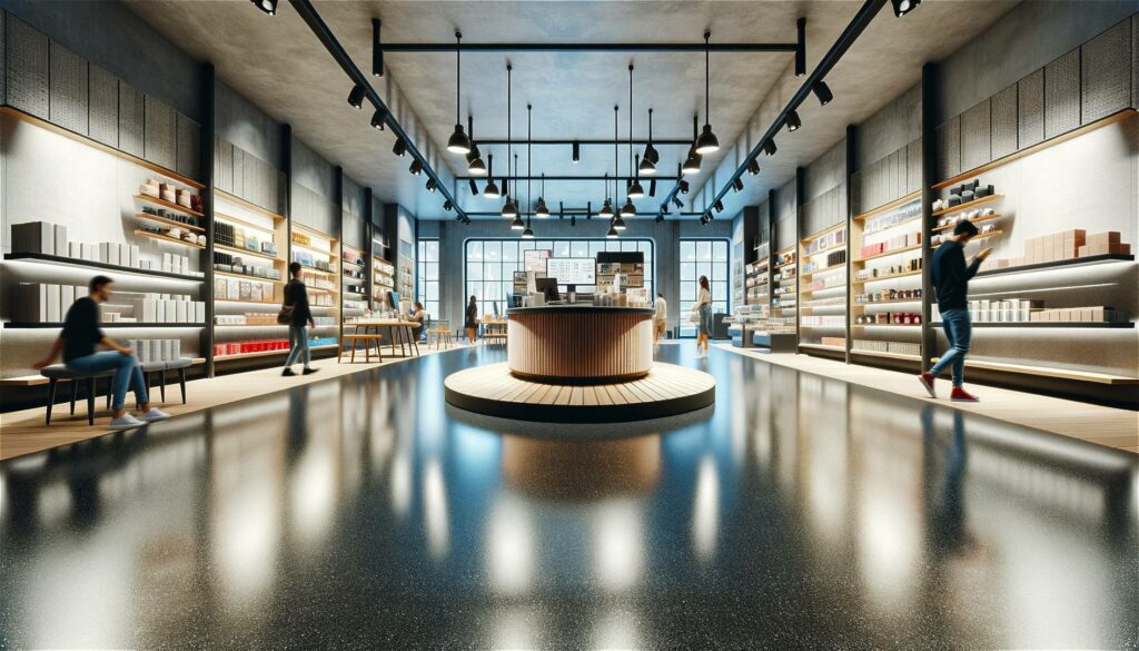 Epoxidharzboeden fuer den Einzelhandel 2