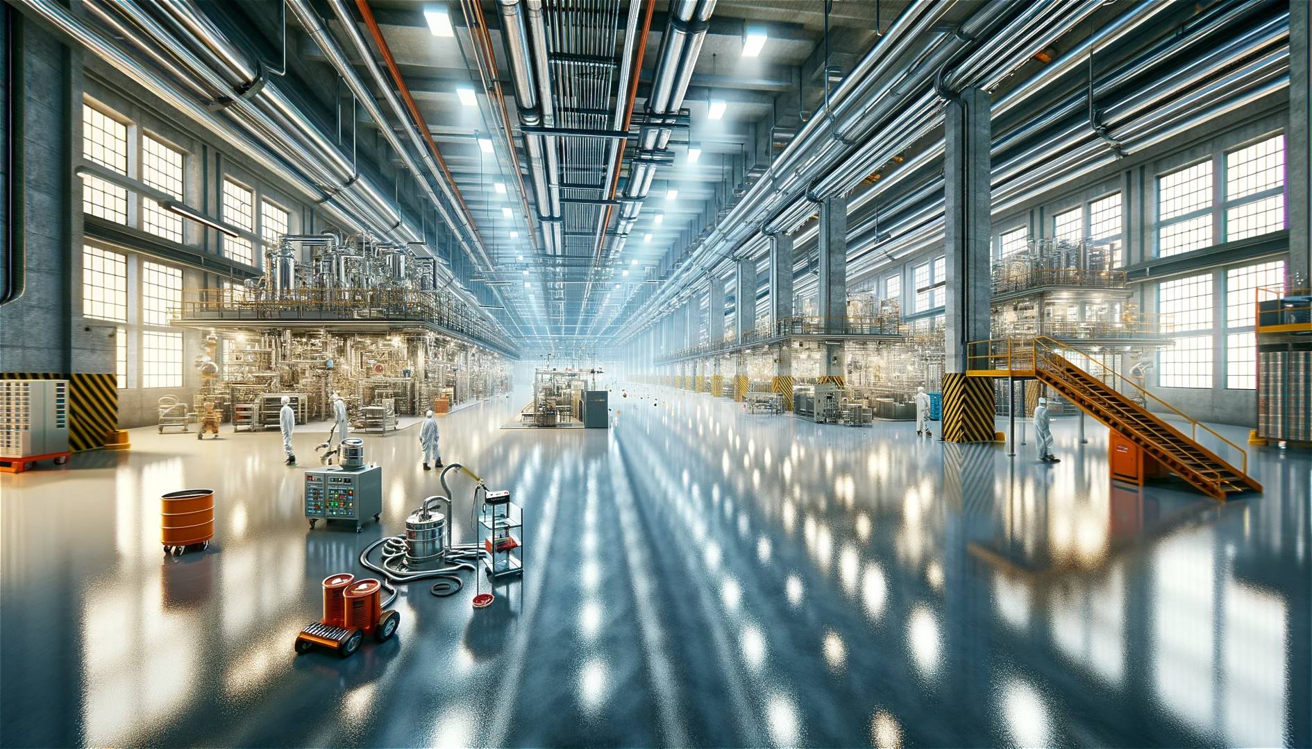 Epoxidharzboeden fuer minimalen Produktionsausfall 1