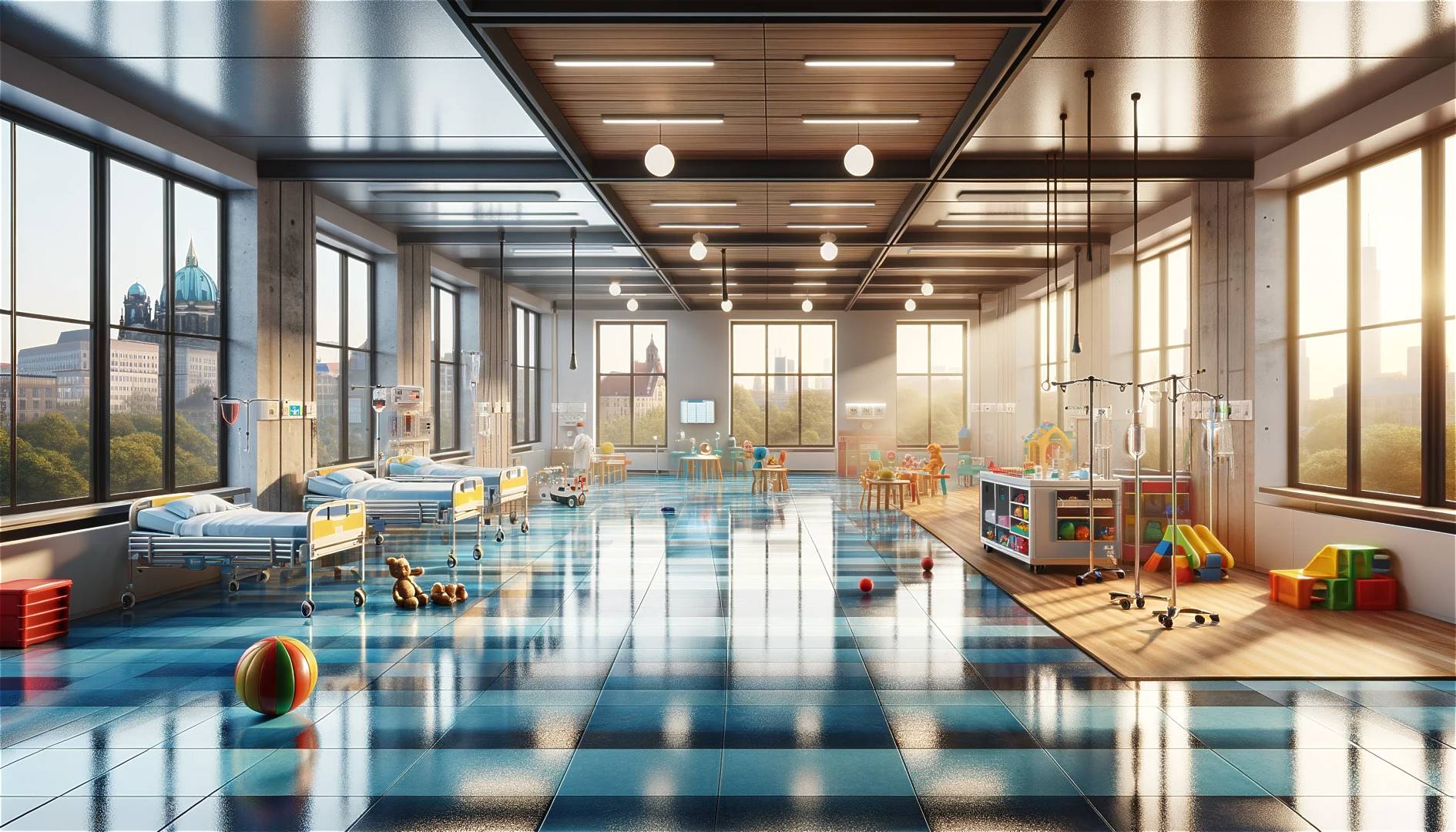 Physiologisch unbedenkliche Epoxidharzboeden 2